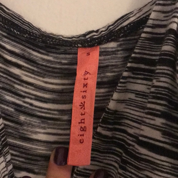 Eight Sixty black and white stripe maxi dress! - Picture 4 of 4